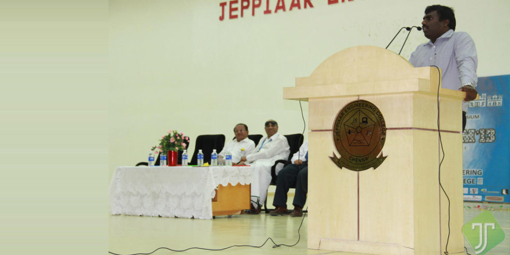 Symposium at Jeppiar Engineering College